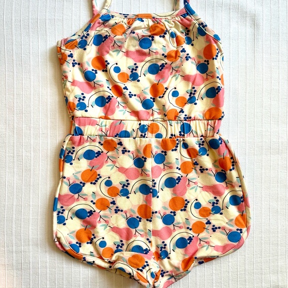 Spaghetti Strap Toddler Girl Romper - Picture 5 of 5